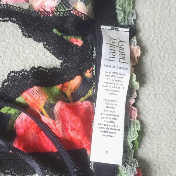 HANKY PANKY  WOMEN'S PAPILLION ROSE  BRALETTE, NEW, NO TAGS - Picture 11 of 11